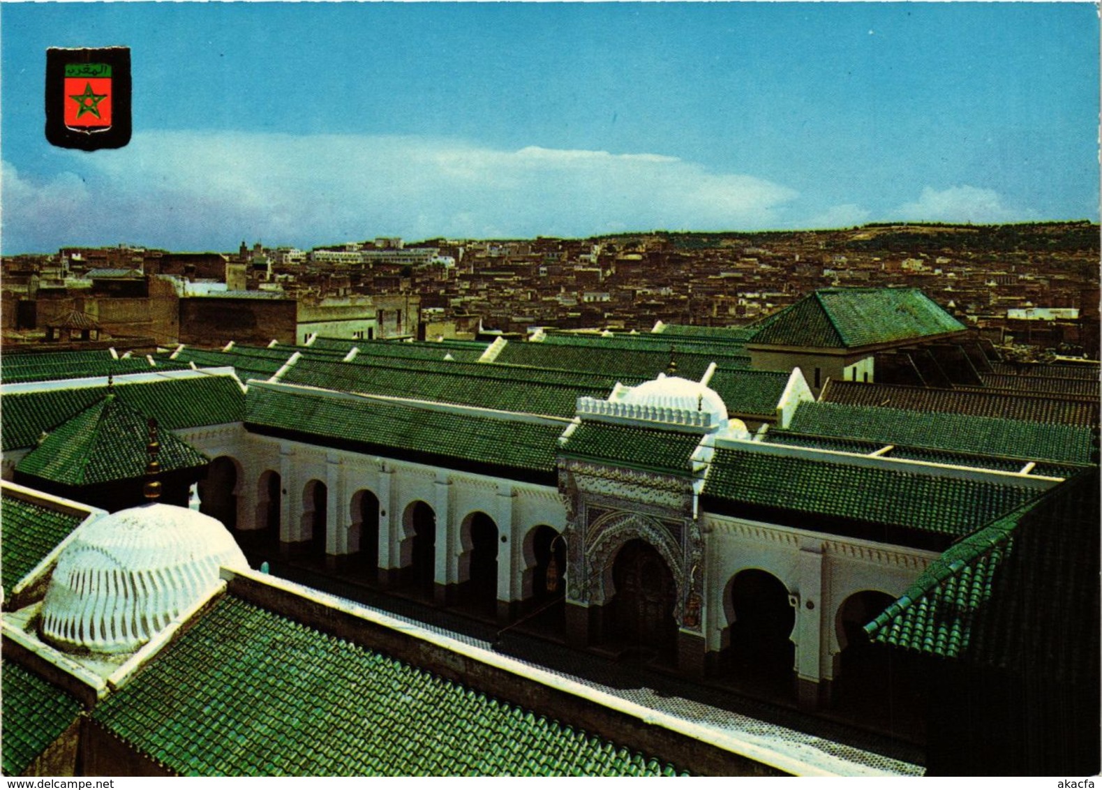 CPM AK Fez- Mosquee La Karaouyine Et La Medina MAROC (880432) - Fez (Fès)