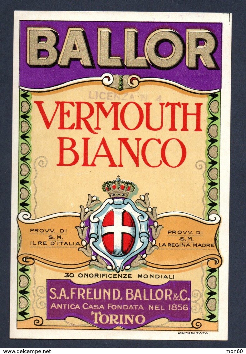 Etichetta - Ballor, Vermouth Bianco - Altri & Non Classificati