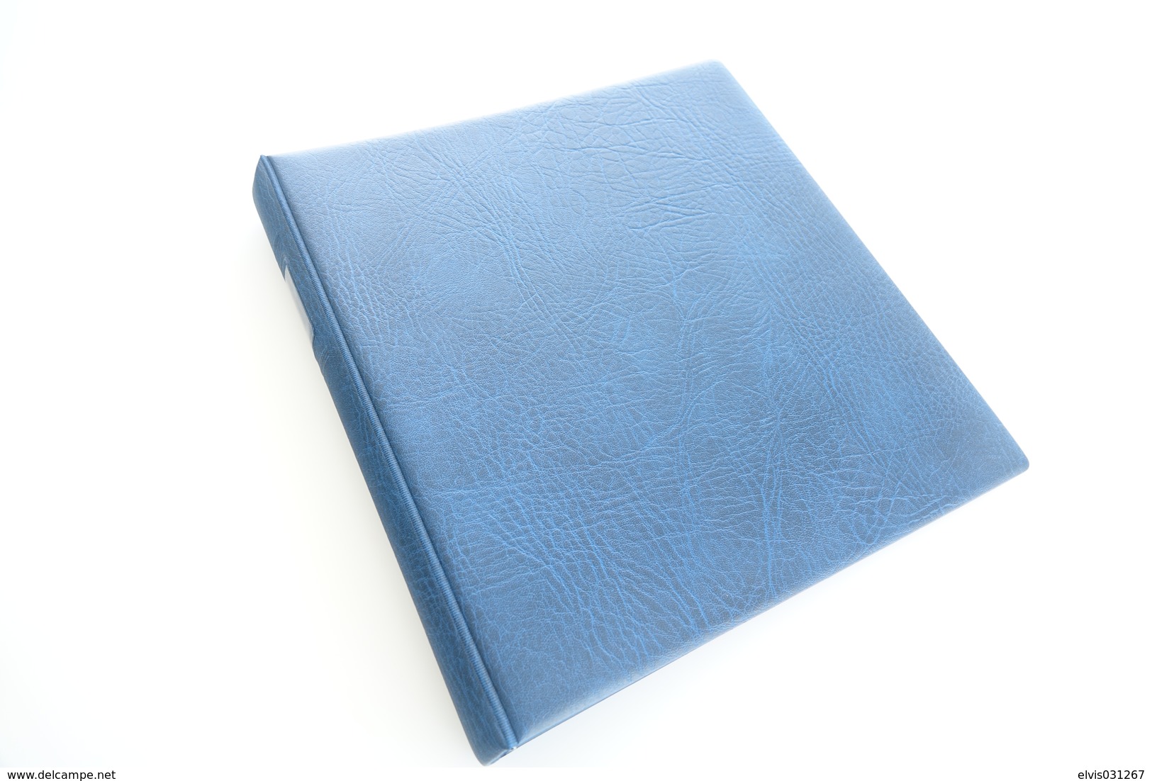 Israel Album - Lindner Album, Blue, 18 Rings, Format 5x30x32cm - Formato Grande, Sfondo Bianco