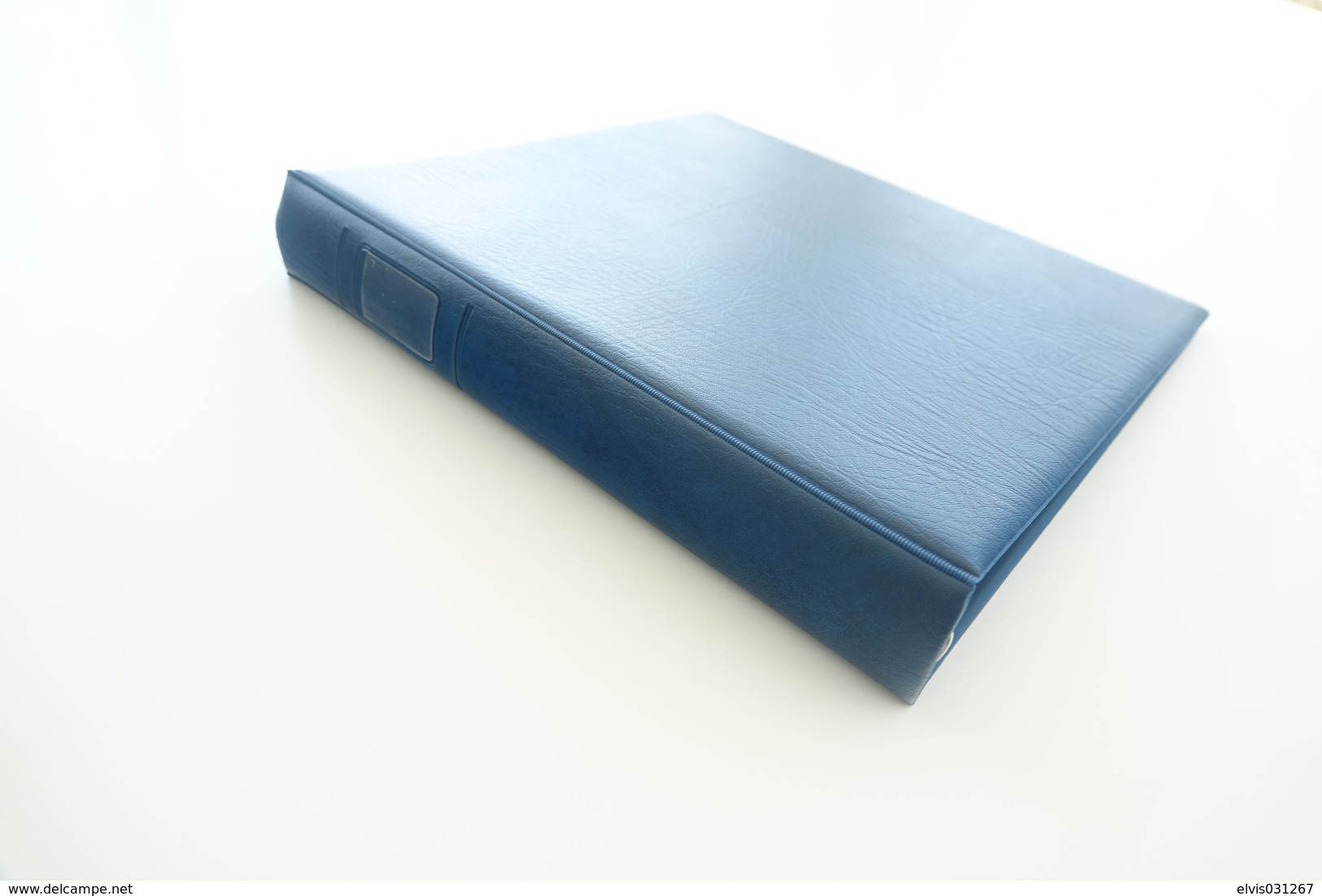 Israel Album - Lindner Album, Blue, 18 Rings, Format 5x30x32cm - Grand Format, Fond Blanc