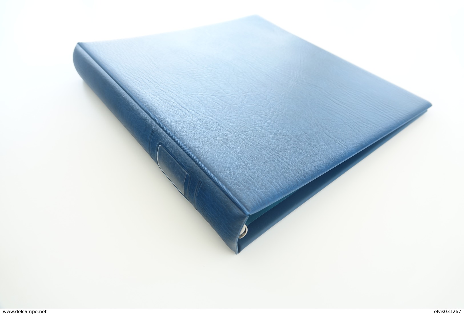 Israel Album - Lindner Album, Blue, 18 Rings, Format 5x30x32cm - Large Format, White Pages