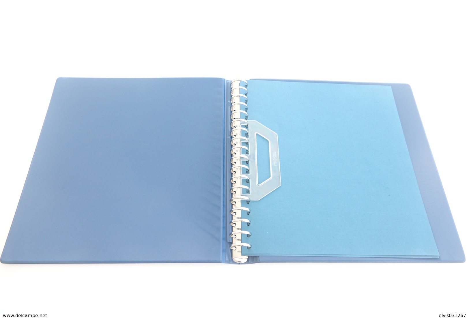 Israel Album - Lindner Album, Blue, 18 Rings, Format 5x30x32cm - Grand Format, Fond Blanc