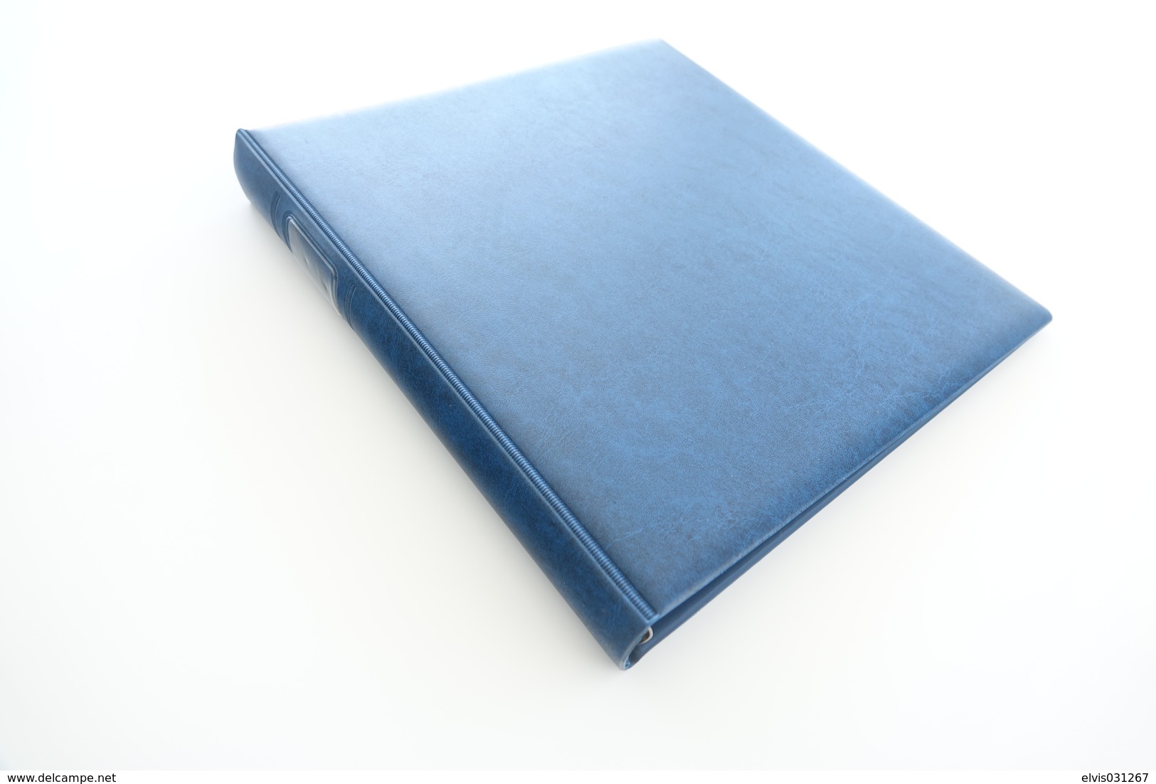 Israel Album - Lindner Album, Blue, 18 Rings, Format 5x30x32cm - Large Format, White Pages
