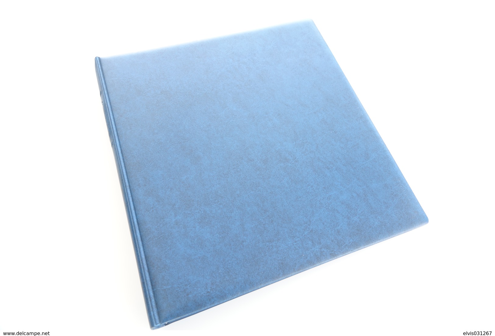 Israel Album - Lindner Album, Blue, 18 Rings, Format 5x30x32cm - Large Format, White Pages