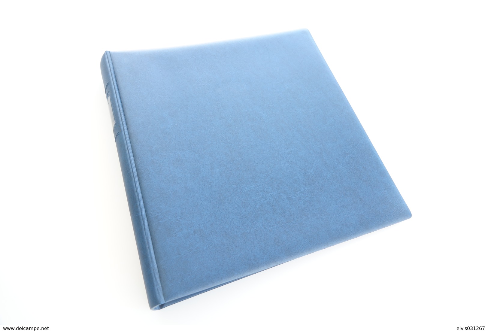 Israel Album - Lindner Album, Blue, 18 Rings, Format 5x30x32cm - Large Format, White Pages