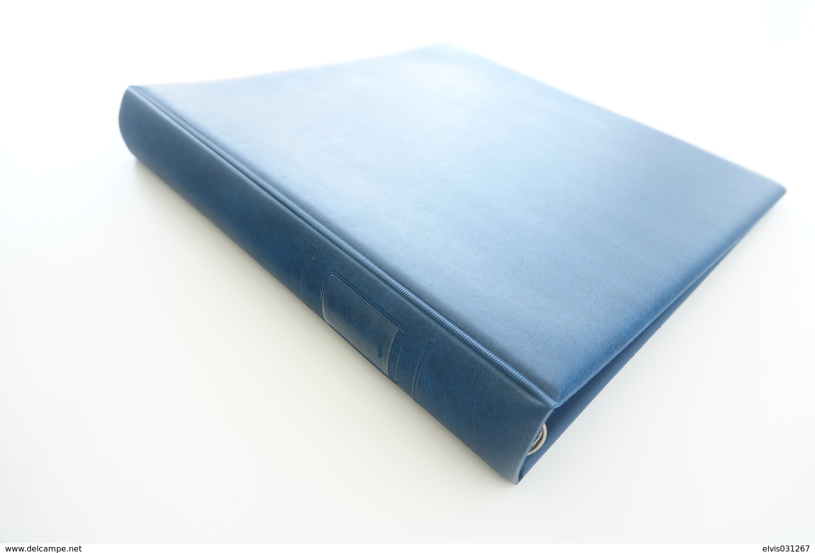 Israel Album - Lindner Album, Blue, 18 Rings, Format 5x30x32cm - Groß, Grund Weiß