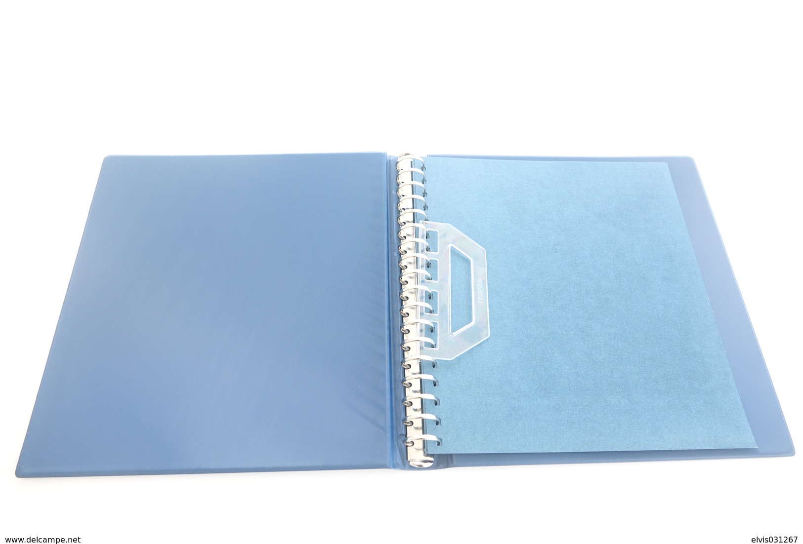 Israel Album - Lindner Album, Blue, 18 Rings, Format 5x30x32cm - Grand Format, Fond Blanc