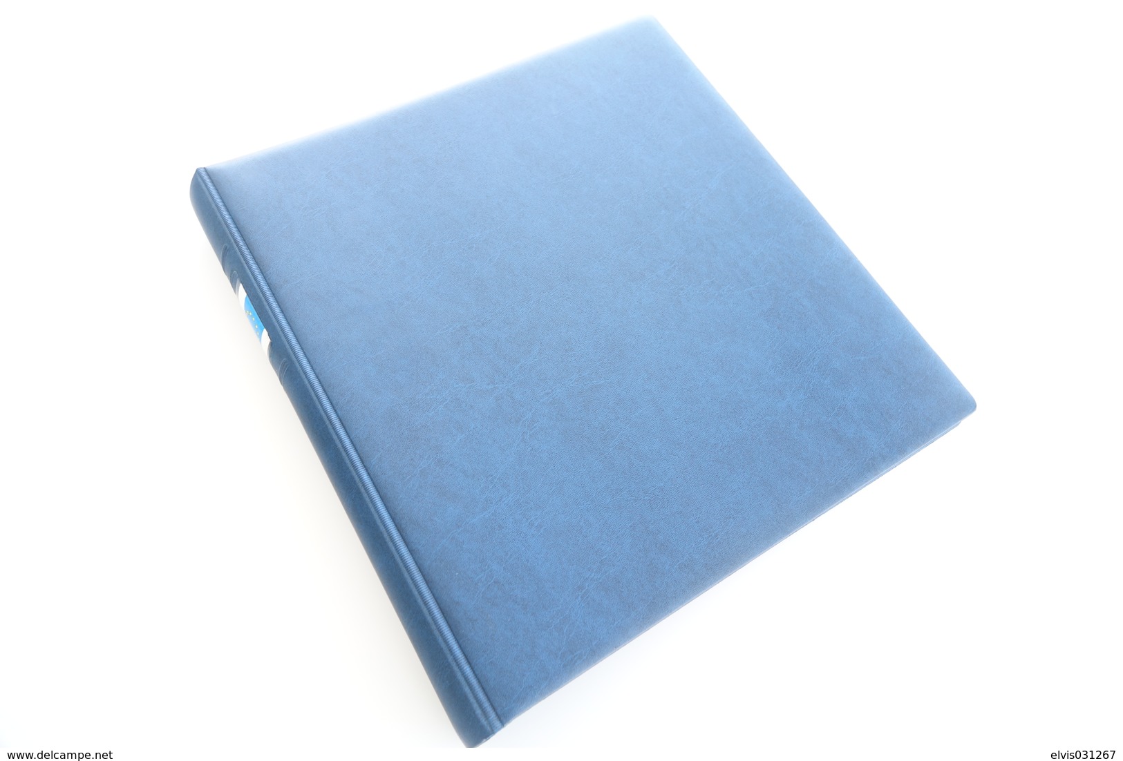 Israel Album - Lindner Album, Blue, 18 Rings, Format 5x30x32cm - Grand Format, Fond Blanc