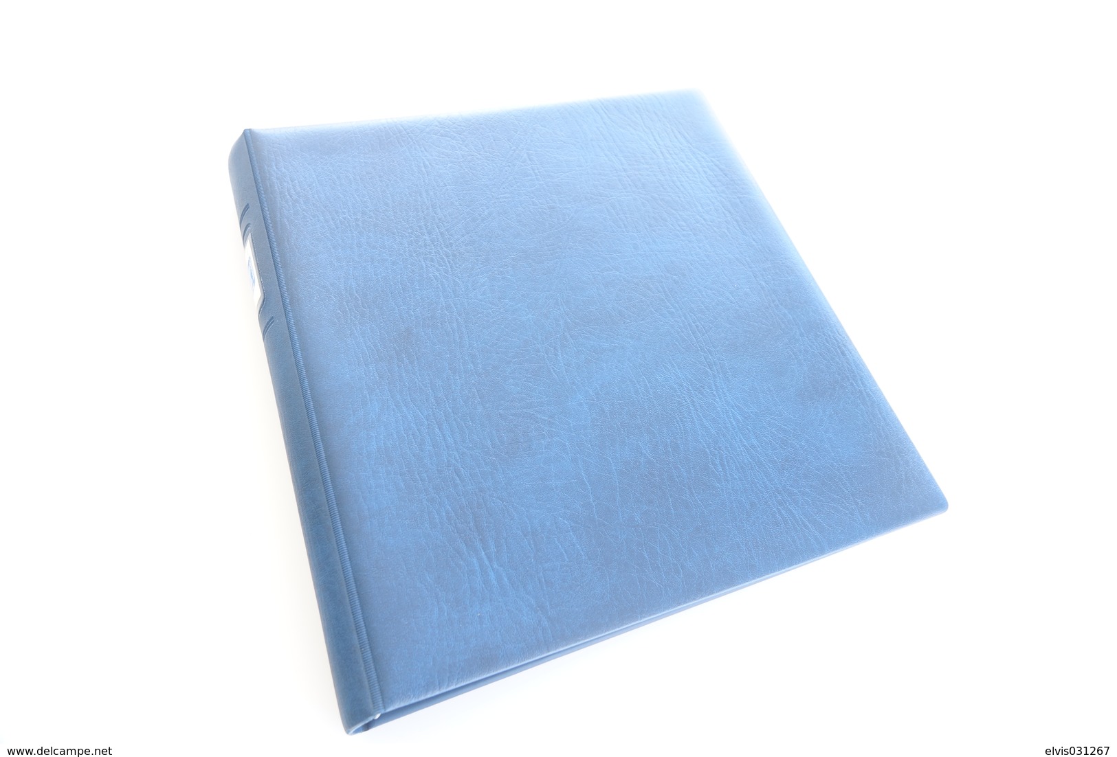 Israel Album - Lindner Album, Blue, 18 Rings, Format 5x30x32cm - Groot Formaat, Blanco Pagina