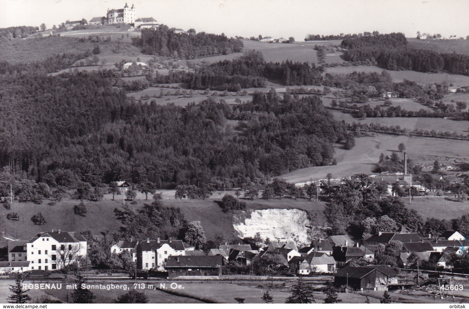 Rosenau Am Sonntagberg * Bahnhof, Zug, Kirchenweiler, * Österreich * AK2252 - Sonntaggsberg