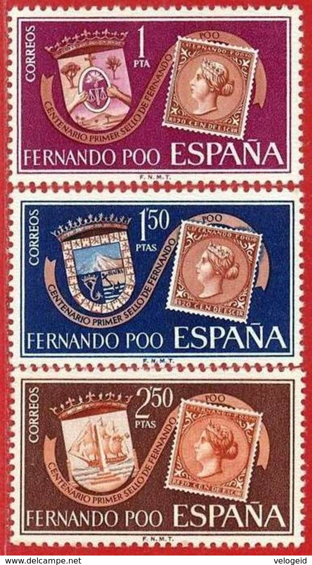 Fernando Poo (España). 1968. Centenario Primer Sello De Fernando Poo - Fernando Po