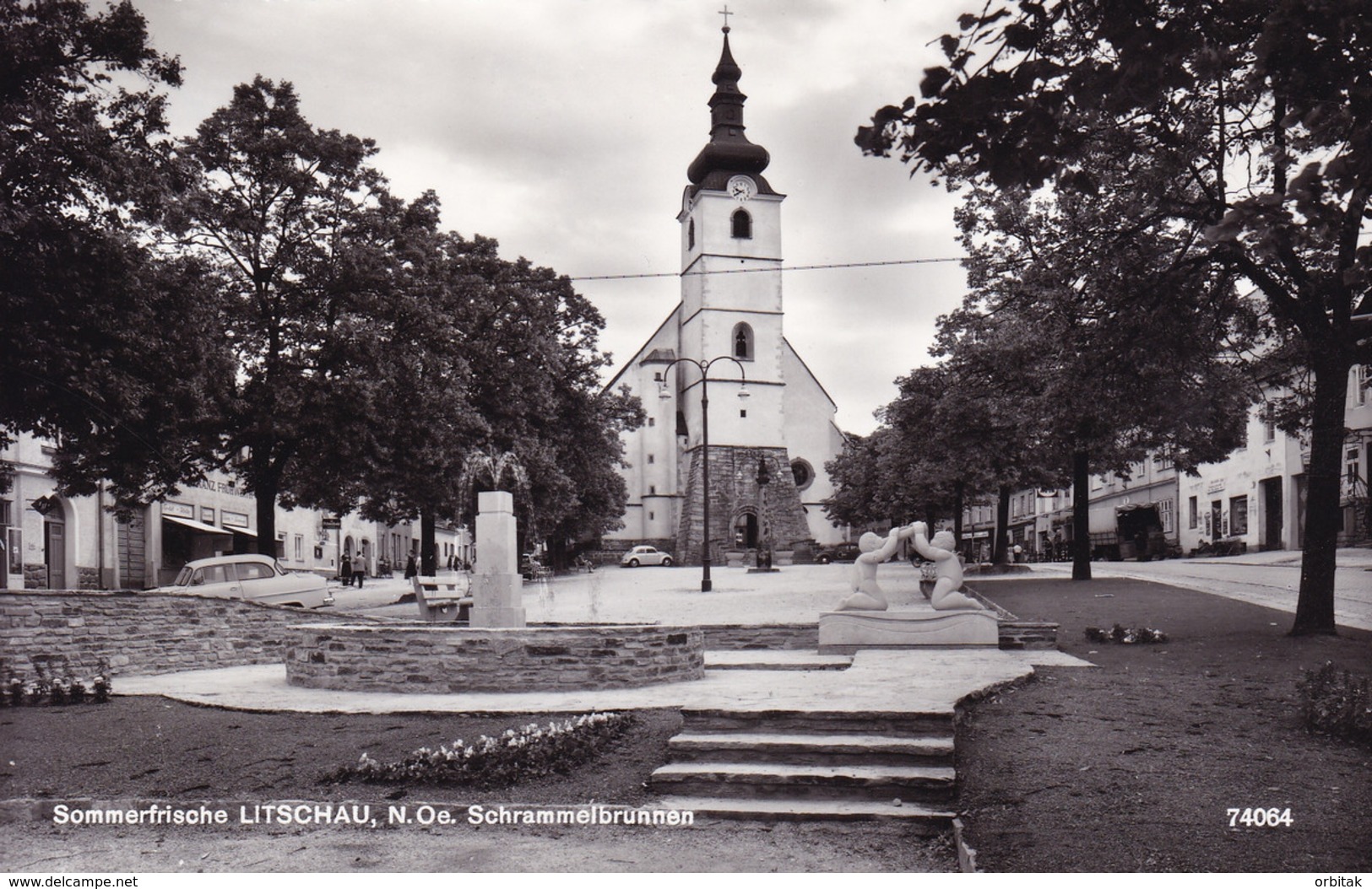 Litschau * Schrammelbrunnen * Österreich * AK2255 - Gmünd