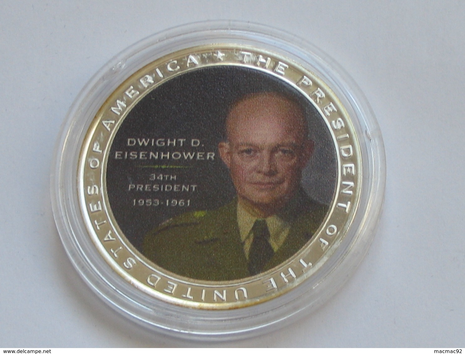 Médaille USA - The Presidents Of The USA - DWIGHT D. EISENHOWER  **** EN ACHAT IMMEDIAT *** - Royal/Of Nobility