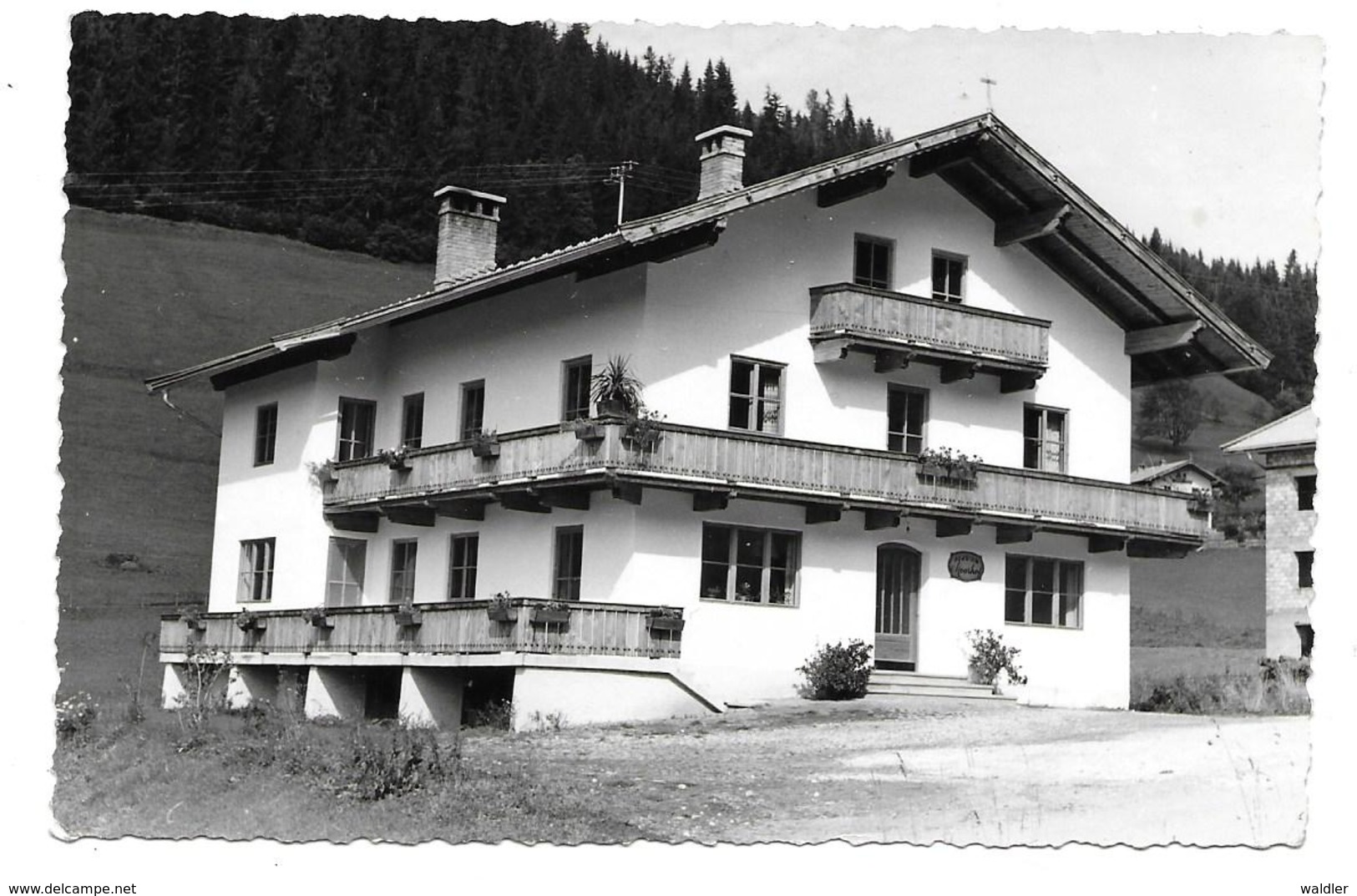 6311  WILDSCHÖNAU OBERAU, PENSION MOORHOF   1961   KLEINFORMAT - Wildschönau