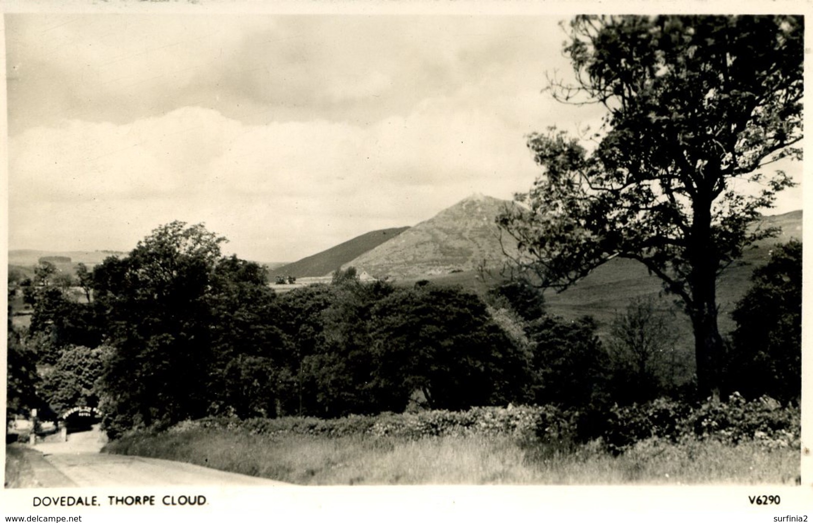 DERBYSHIRE -  DOVEDALE -  THORPE CLOUD RP  Db183 - Derbyshire