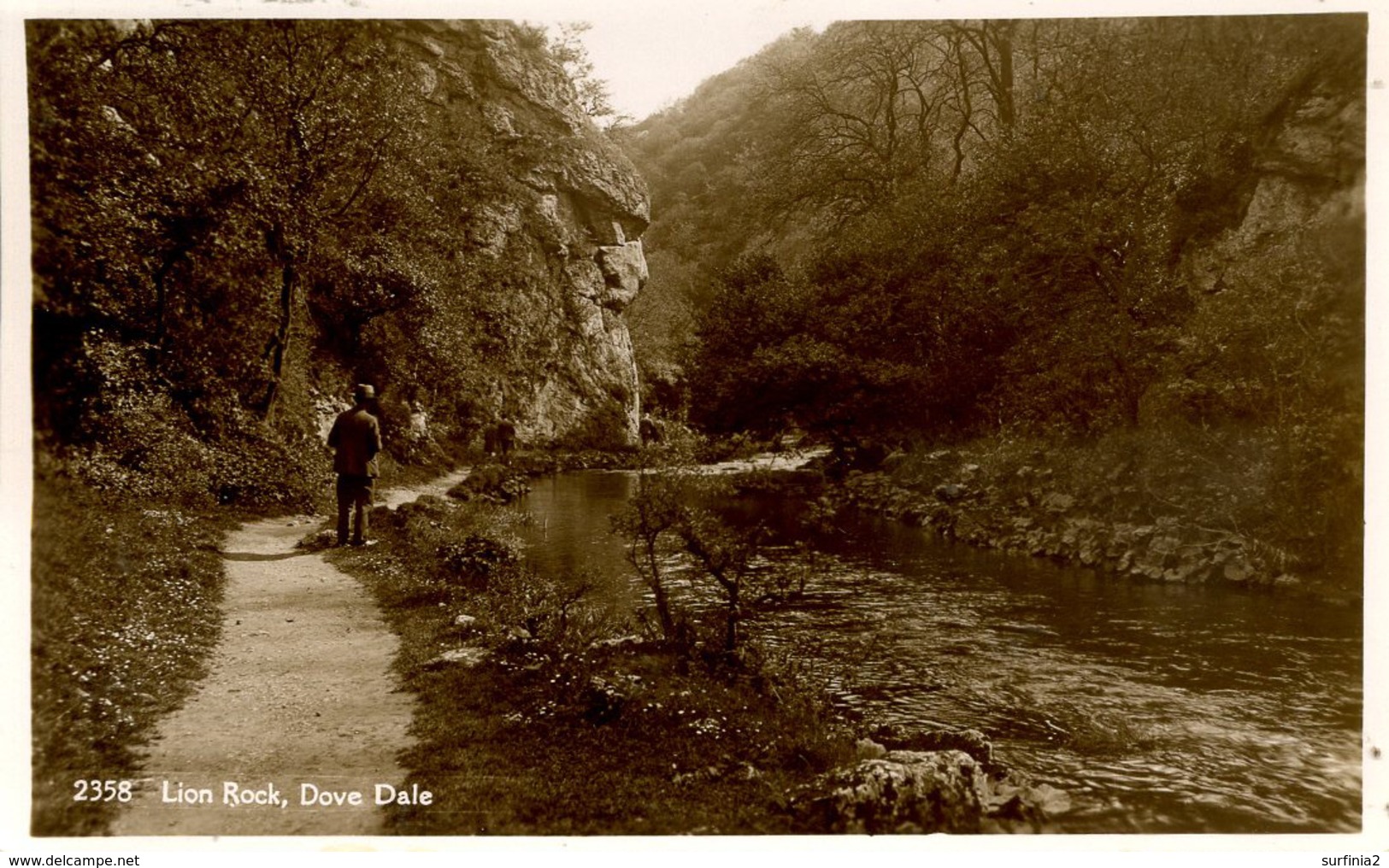 DERBYSHIRE -  DOVEDALE -  LION ROCK RP  Db152 - Derbyshire