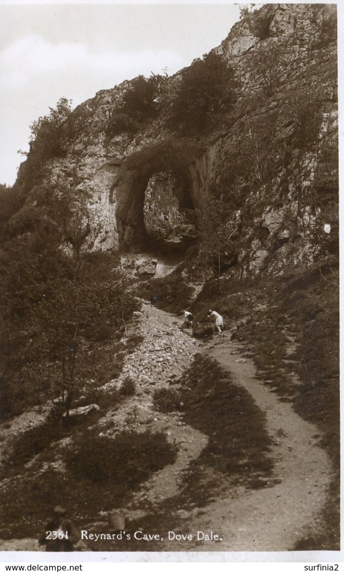 DERBYSHIRE -  DOVEDALE - REYNARD'S CAVE RP  Db386 - Derbyshire