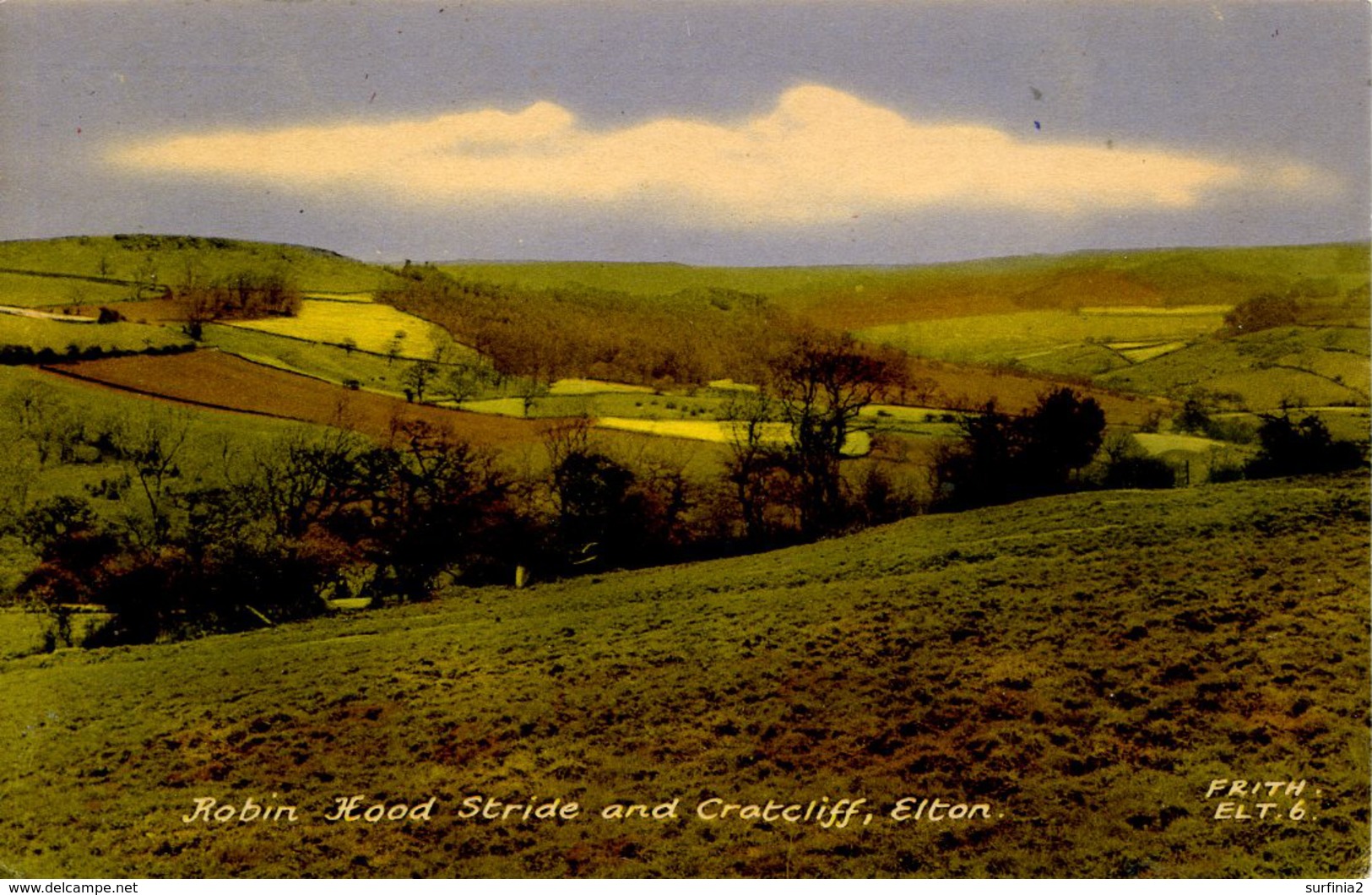 DERBYSHIRE - ELTON - ROBIN HOOD STRIDE AND CRATCLIFF Db529 - Derbyshire