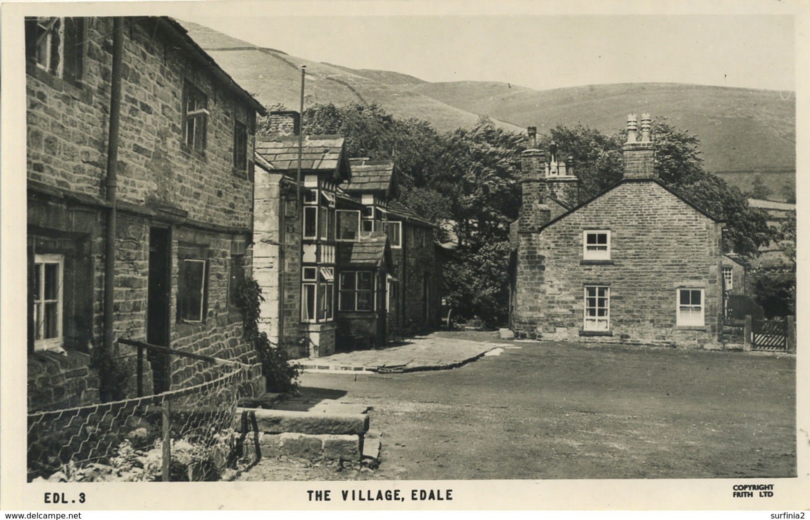 DERBYSHIRE - EDALE - THE VILLAGE RP  Db322 - Derbyshire
