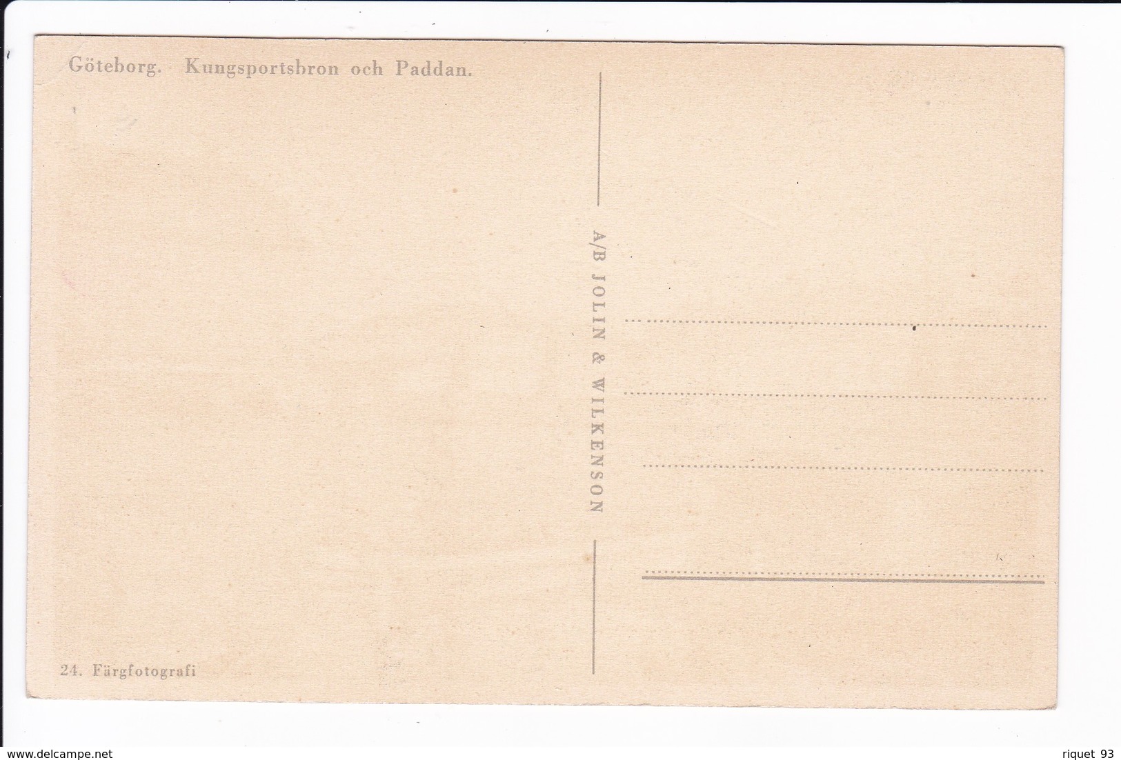 Lot 5 Cartes - GOTEBORG - Schweden