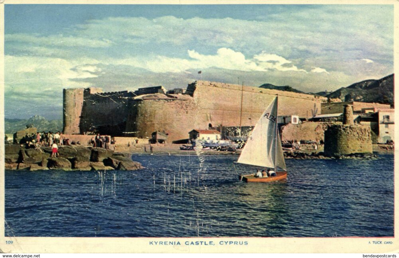 Cyprus, KYRENIA, Castle (1961) Raphael Tuck 109 Postcard - Cipro