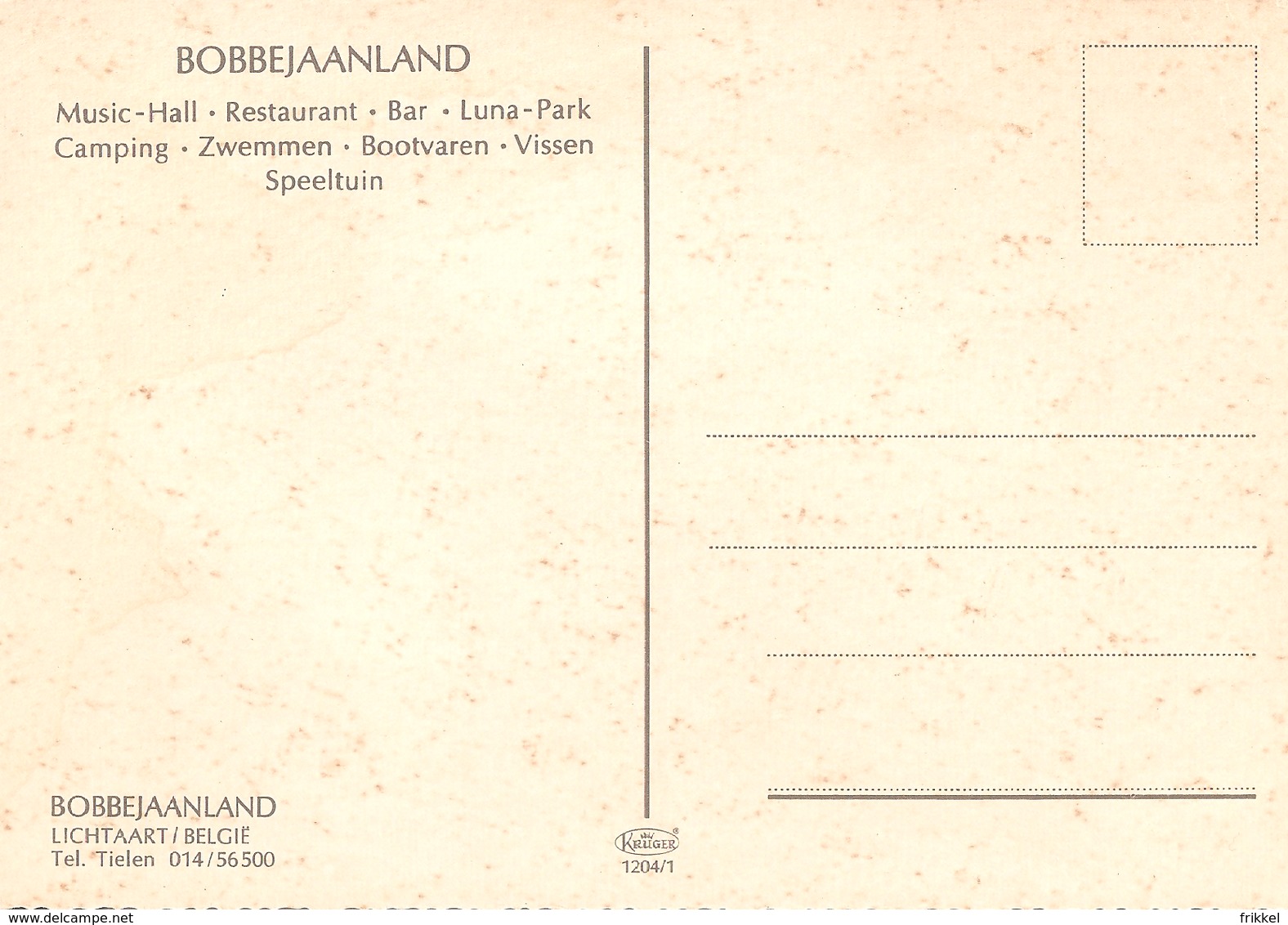 4x Postkaart Bobbejaanland Lichtaart ( Kasterlee ) Bobbejaan Schoepen - Kasterlee