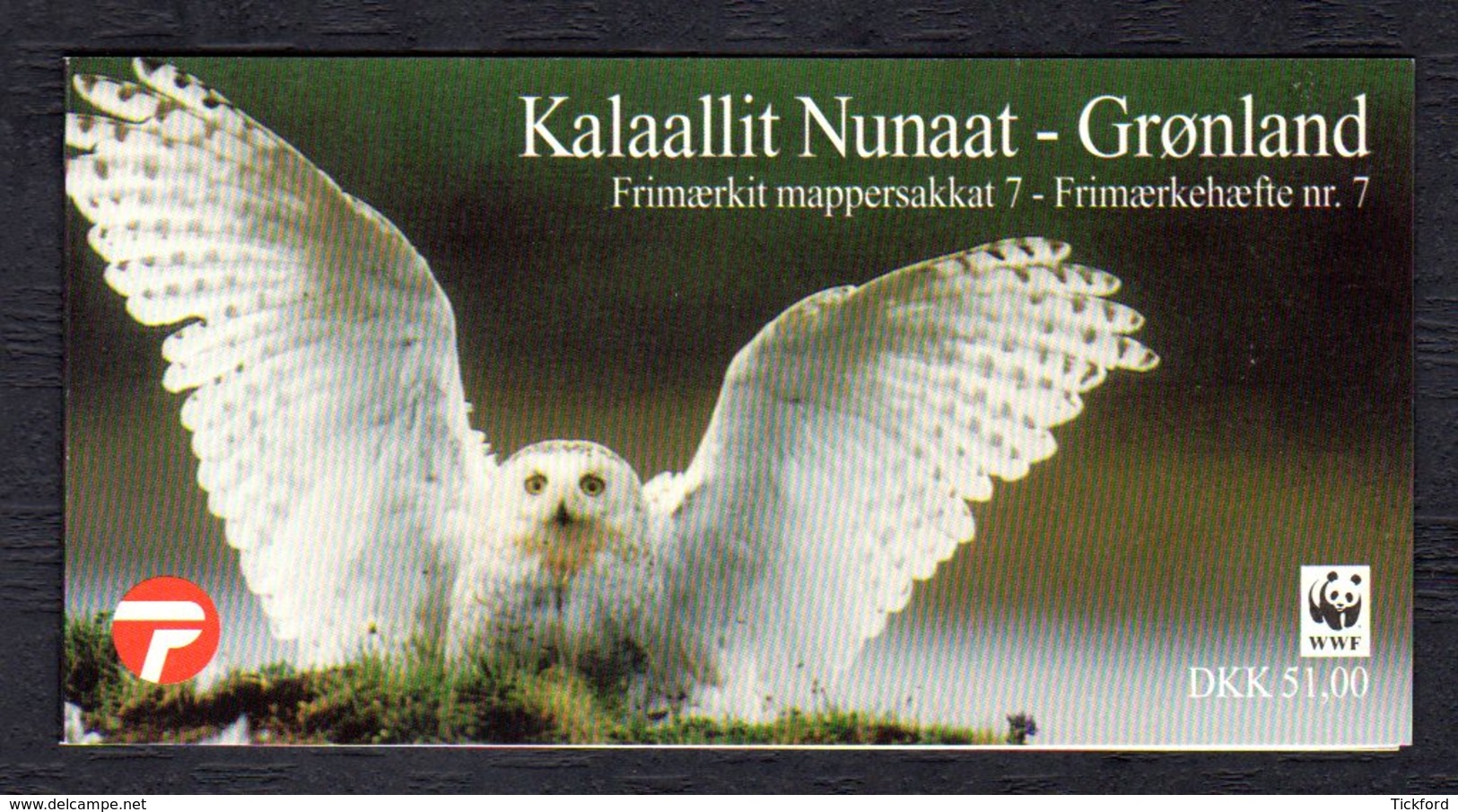 GROENLAND 1999 - Carnet Yvert C310a - Facit H10 - NEUF** MNH - Protection De La Faune, WWF, Oiseaux, Birds - Carnets