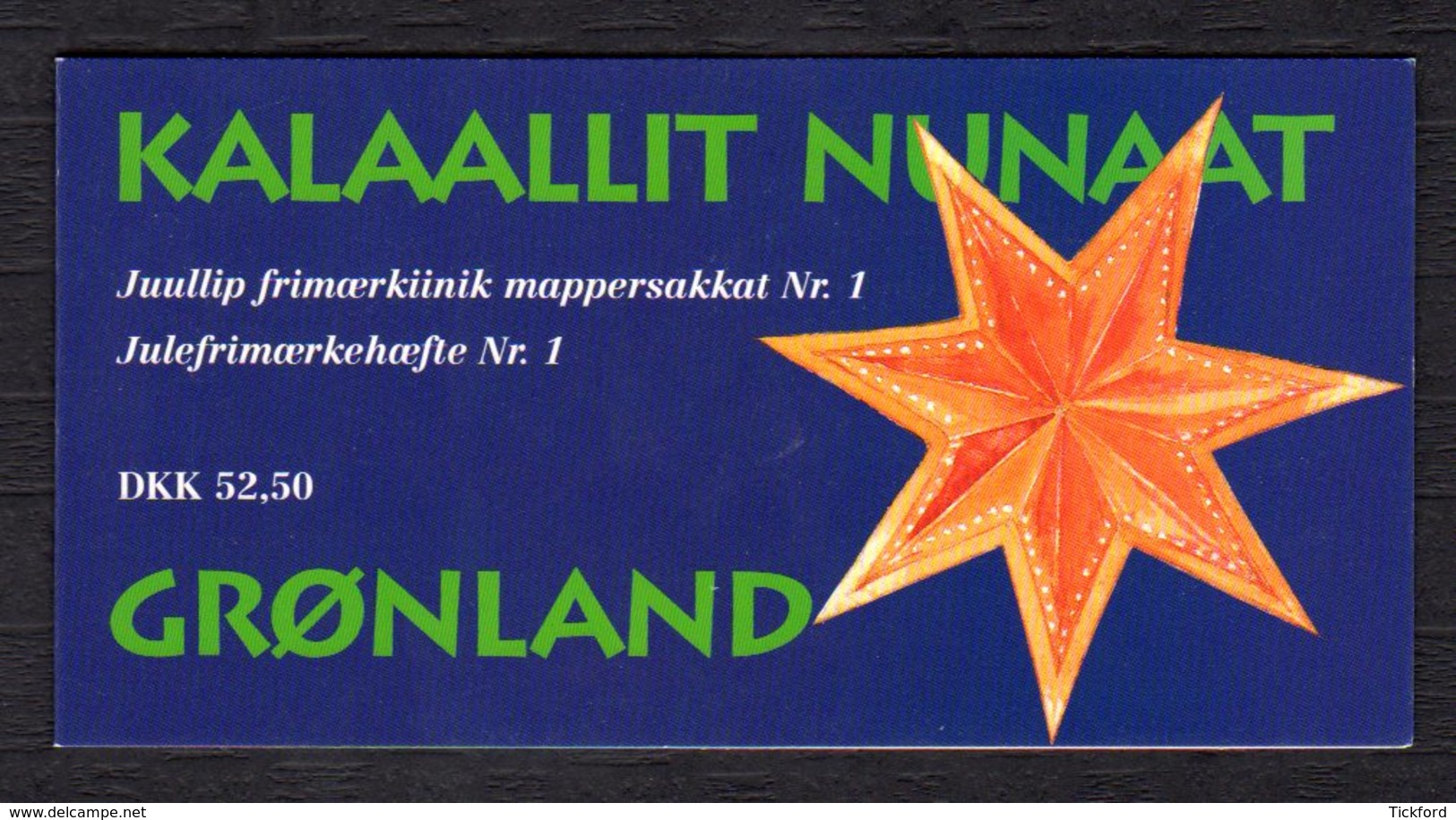 GROENLAND 1996 - Carnet Yvert C276a - Facit H5 - NEUF** MNH - Noël - Markenheftchen