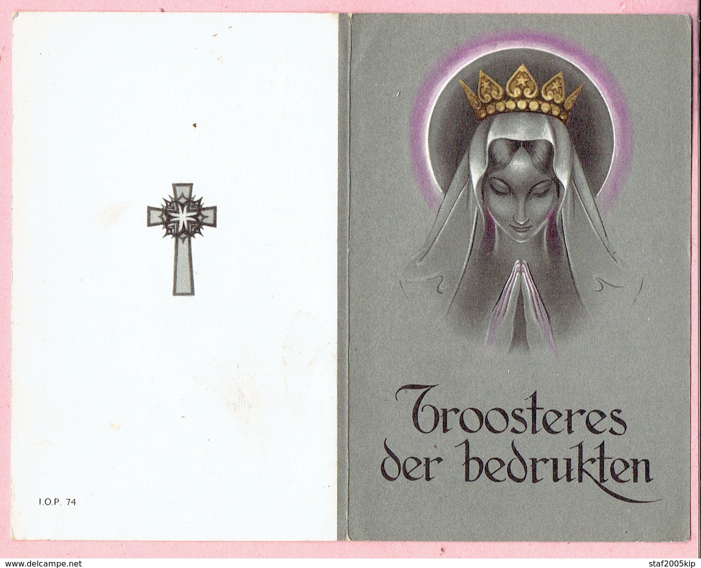 Bidprentje - Jules Adolf COSTERMANS Echtg. Bertha DELLEMANS - Bekkevoort 1913 - 1965 - Religion &  Esoterik