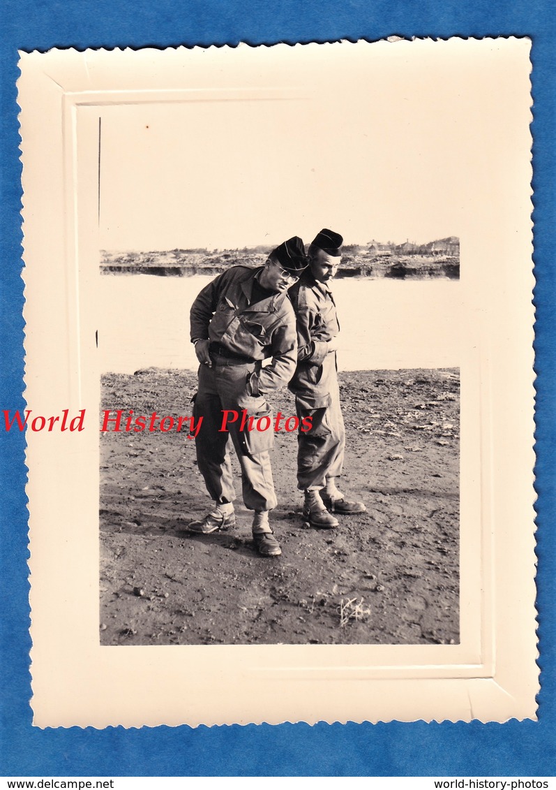 Photo Ancienne - ALGERIE - ALGER ? - Janvier 1958 - Portrait De Soldat - Ecole Des Ponts Camp Génie Colonial Guerre - Guerre, Militaire