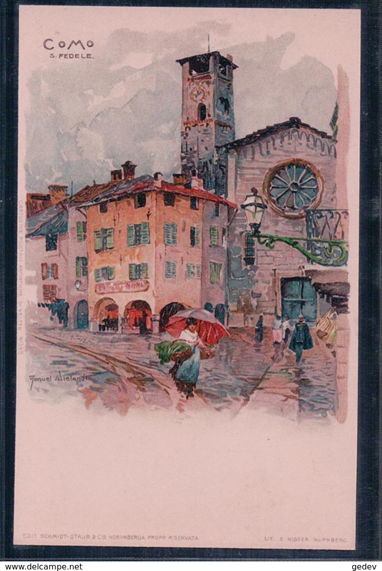 Manuel Wielandt Illustrateur, Como Italie, Litho (395) - Wielandt, Manuel