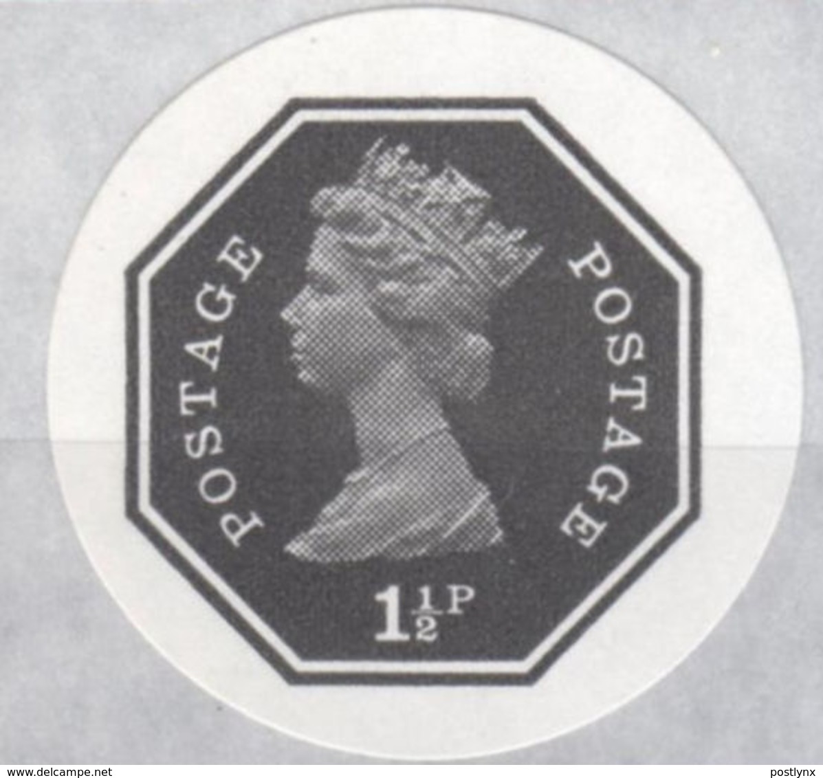 GREAT BRITAIN 1974 E2 Octagon 1½p Ser.III IMPERF.[PRINT:1000] - Non Dentellati