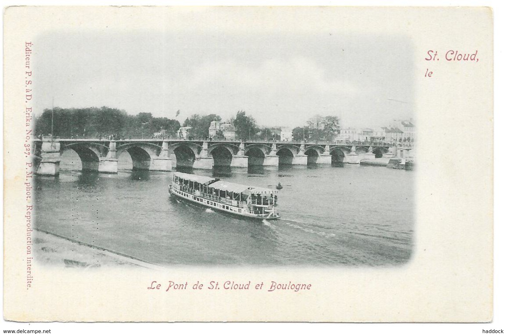 SAINT CLOUD : LE PONT - Saint Cloud