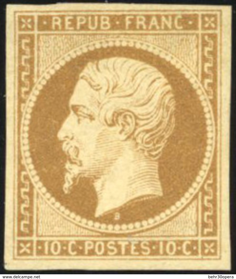 * 10c. Bistre. Très Frais. SUP. - 1852 Louis-Napoléon