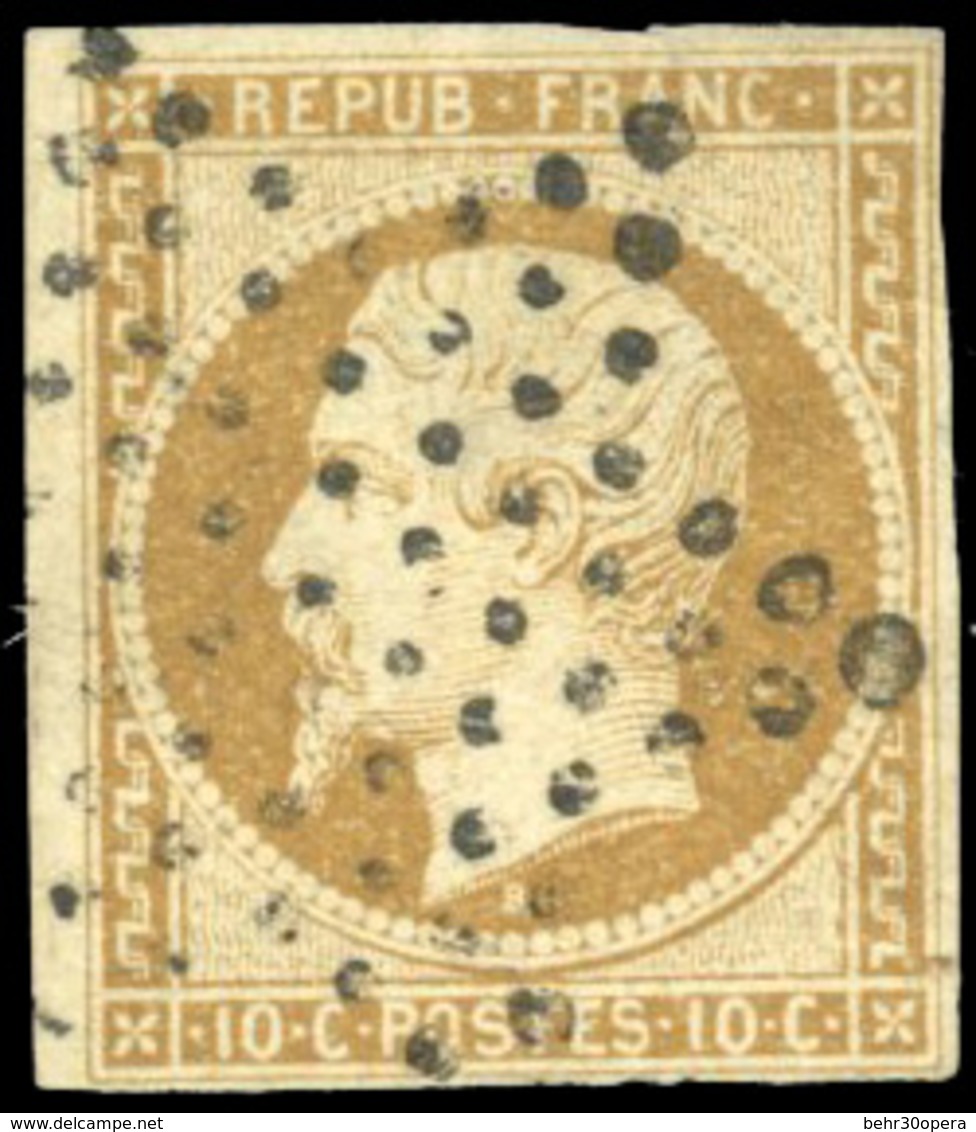 O 10c. Bistre-jaune. B. - 1852 Louis-Napoleon