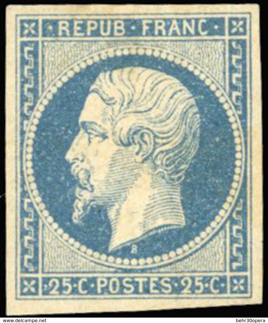 * 25c. Bleu Foncé. SUP. - 1852 Louis-Napoleon