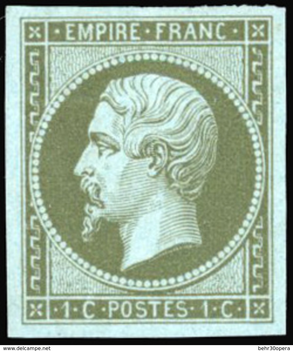 * 1c. Olive. BdeF. SUP. - 1853-1860 Napoléon III.