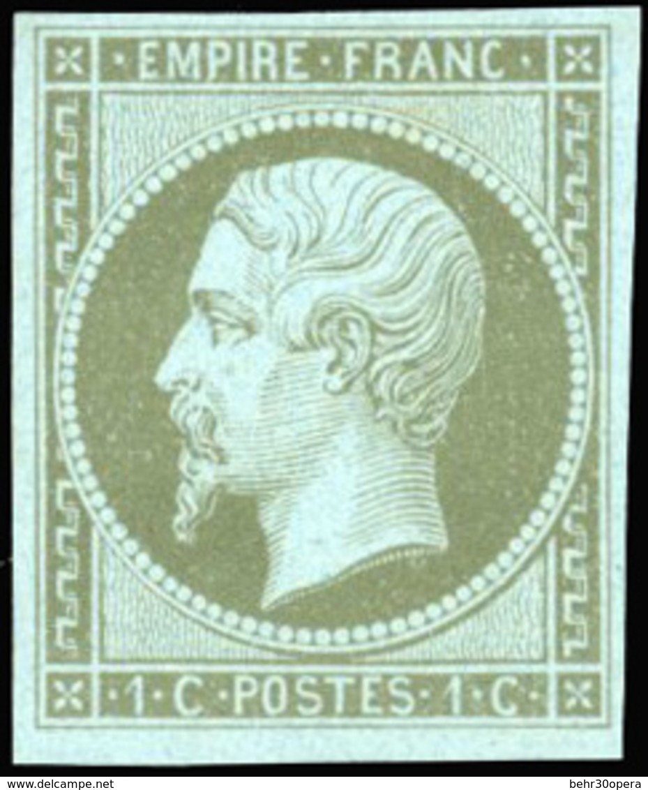 * 1c. Olive. TB. - 1853-1860 Napoléon III.