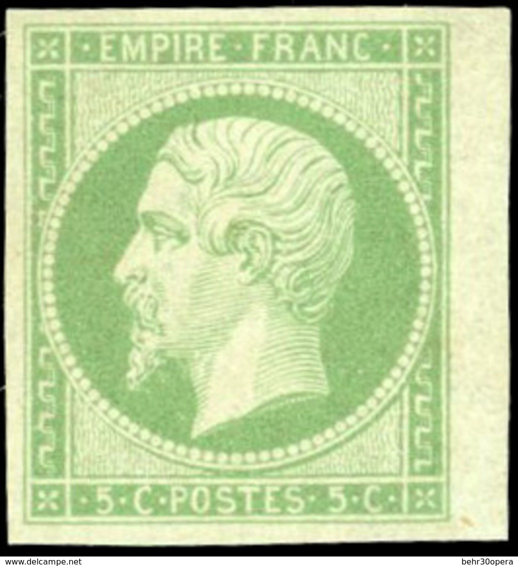 ** 5c. Vert. BdeF. SUP. - 1853-1860 Napoleon III