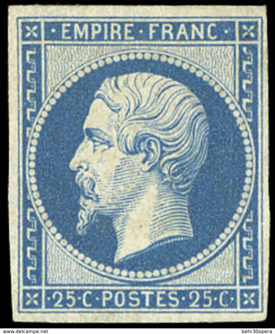 * 25c. Bleu. Belles Marges. TB. - 1853-1860 Napoléon III.