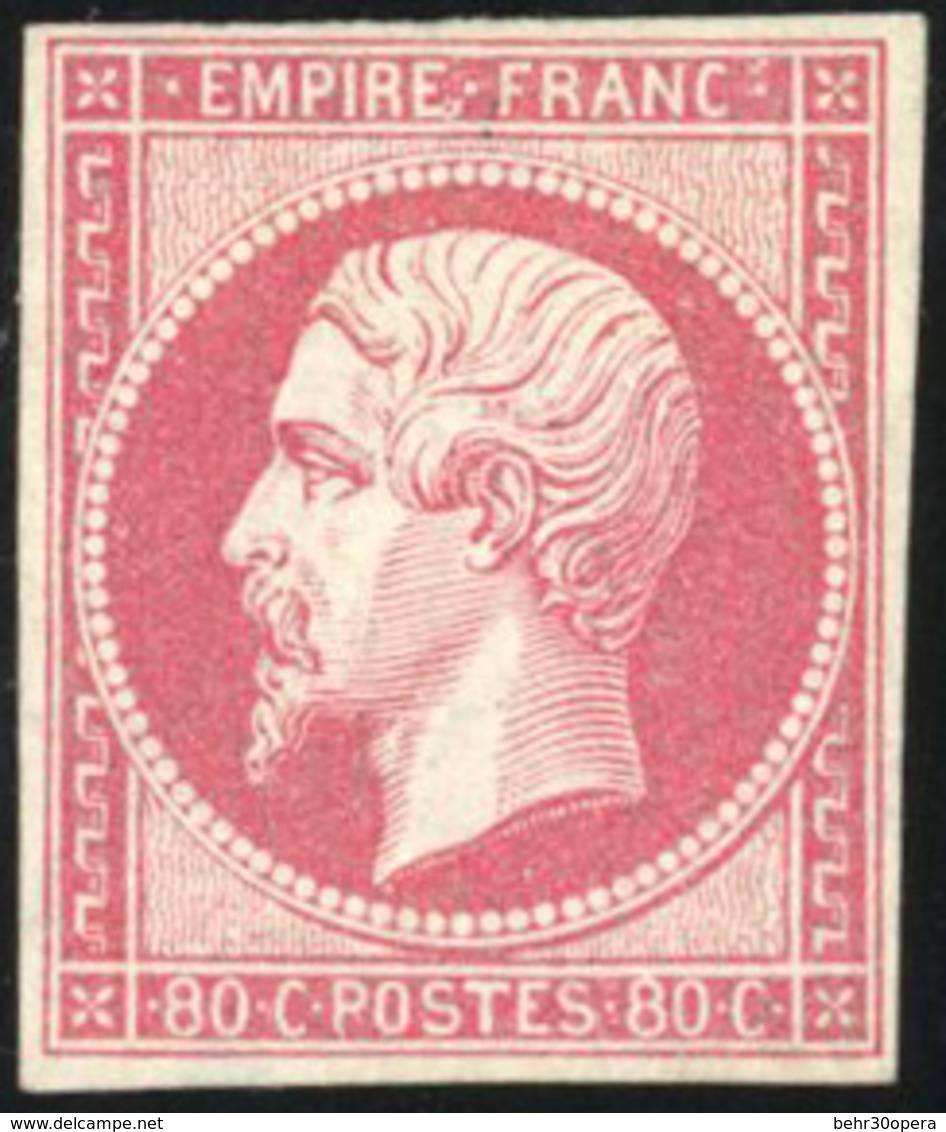 (*) 80c. Rose. B. - 1853-1860 Napoleon III
