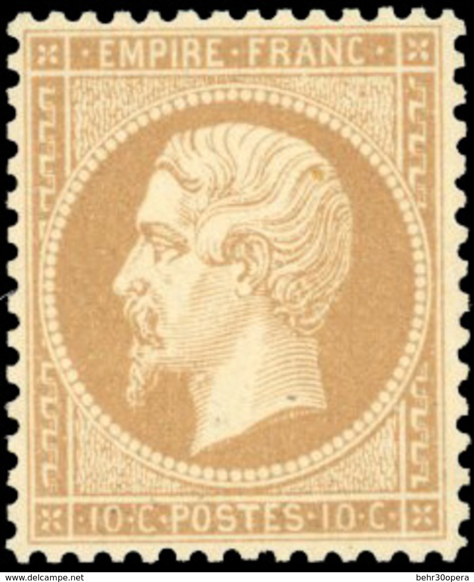 ** 10c. Bistre. Centrage Parfait. SUP. - 1862 Napoléon III.