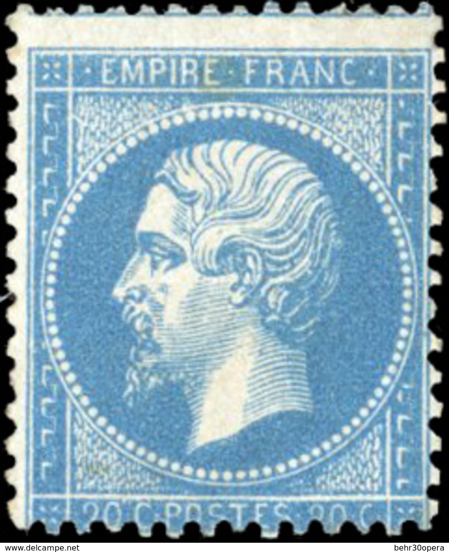 * 20c. Bleu. B. - 1862 Napoléon III.