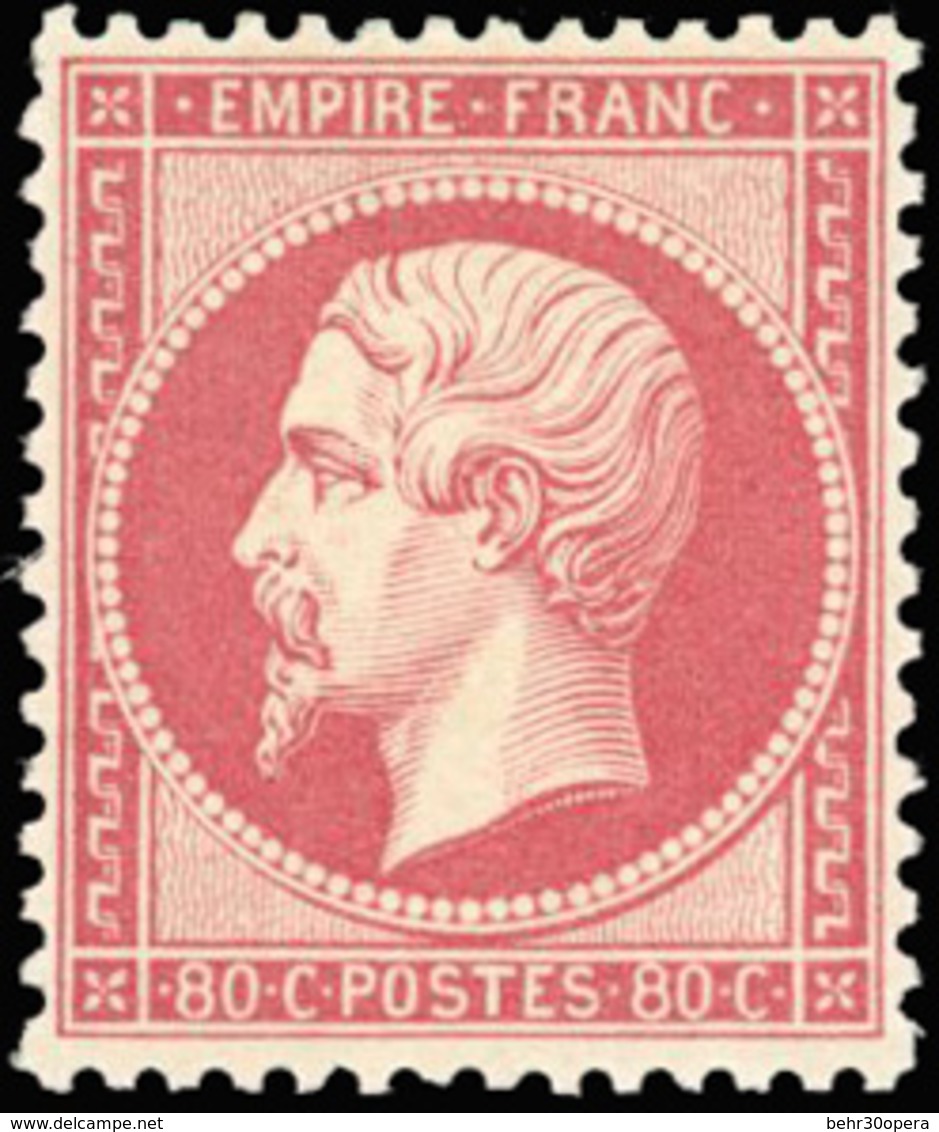 * 80c. Rose. SUP. - 1862 Napoleon III