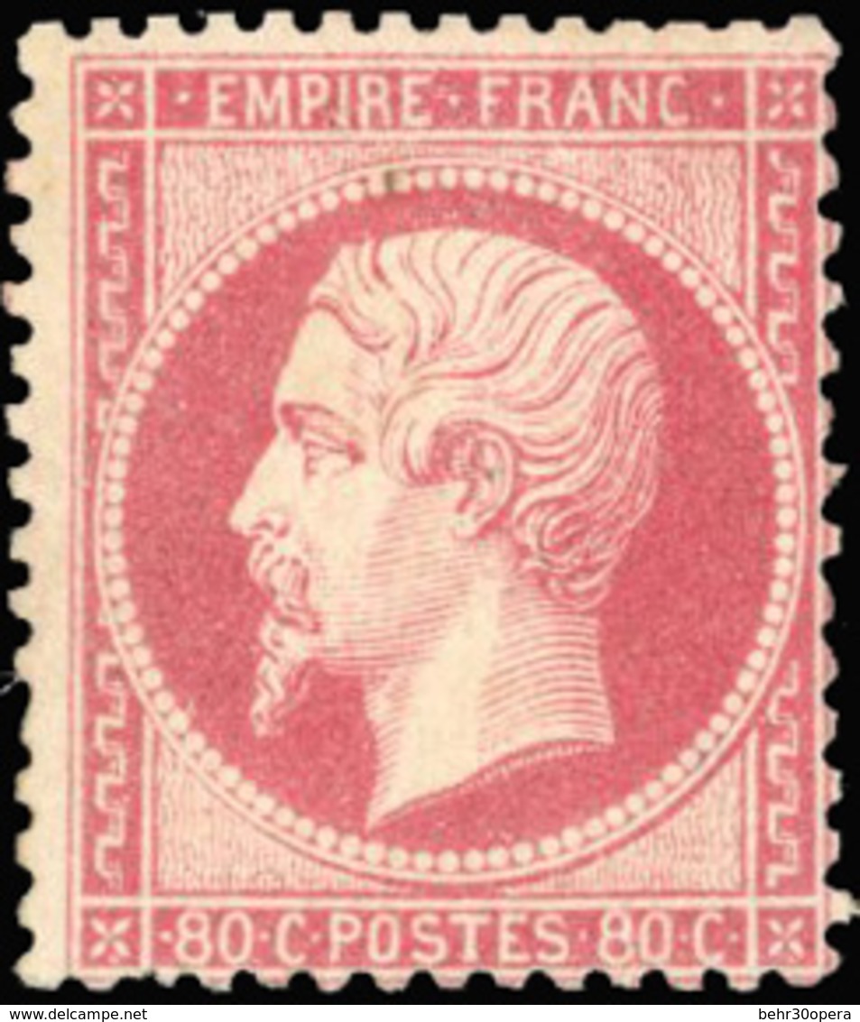 * 80c. Rose. TB. - 1862 Napoléon III.