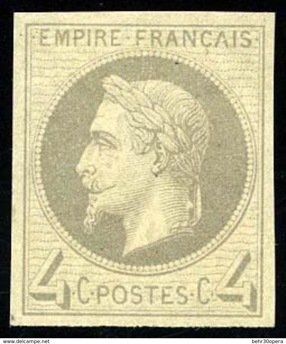 * 4c. Gris ''Rothschild''. TB. - 1863-1870 Napoléon III. Laure