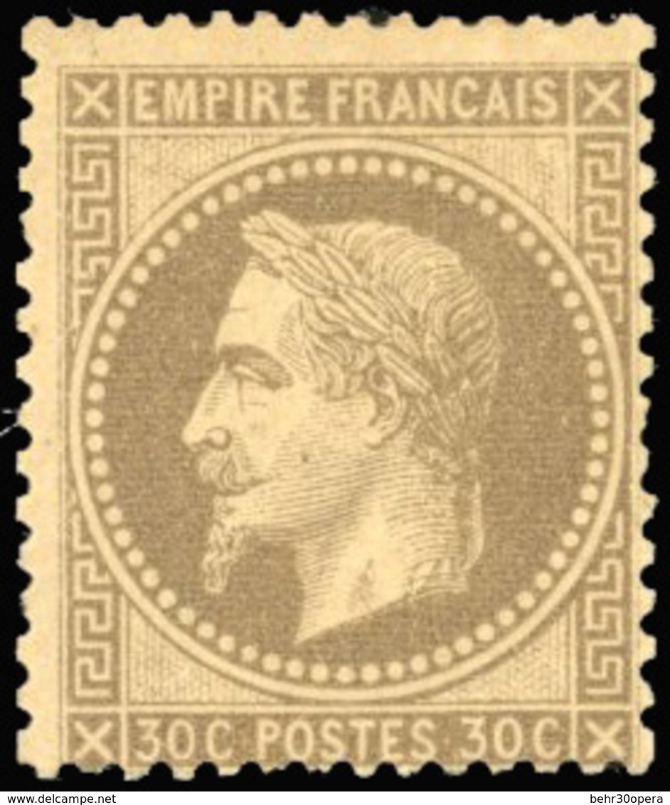 * 30c. Brun. B. - 1863-1870 Napoléon III. Laure