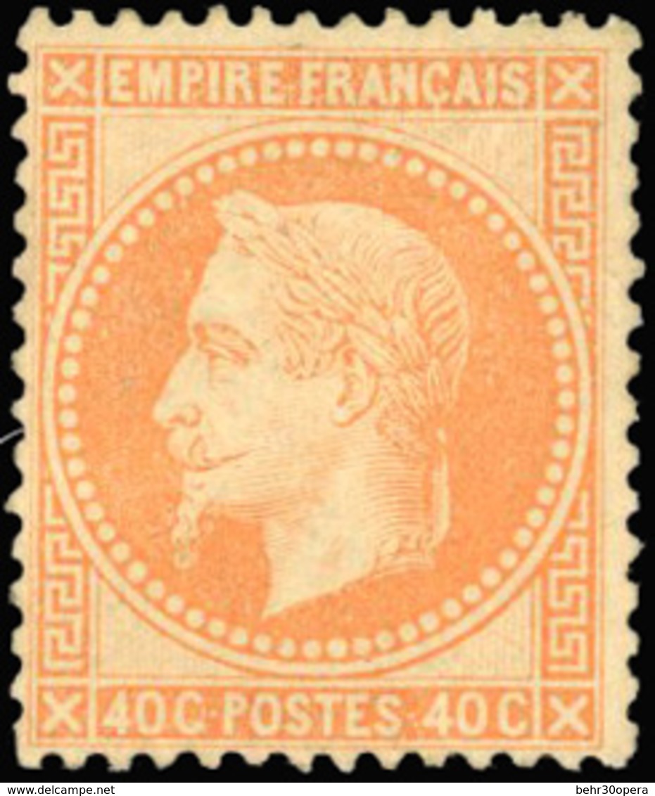 * 40c. Orange. TB. - 1863-1870 Napoléon III. Laure