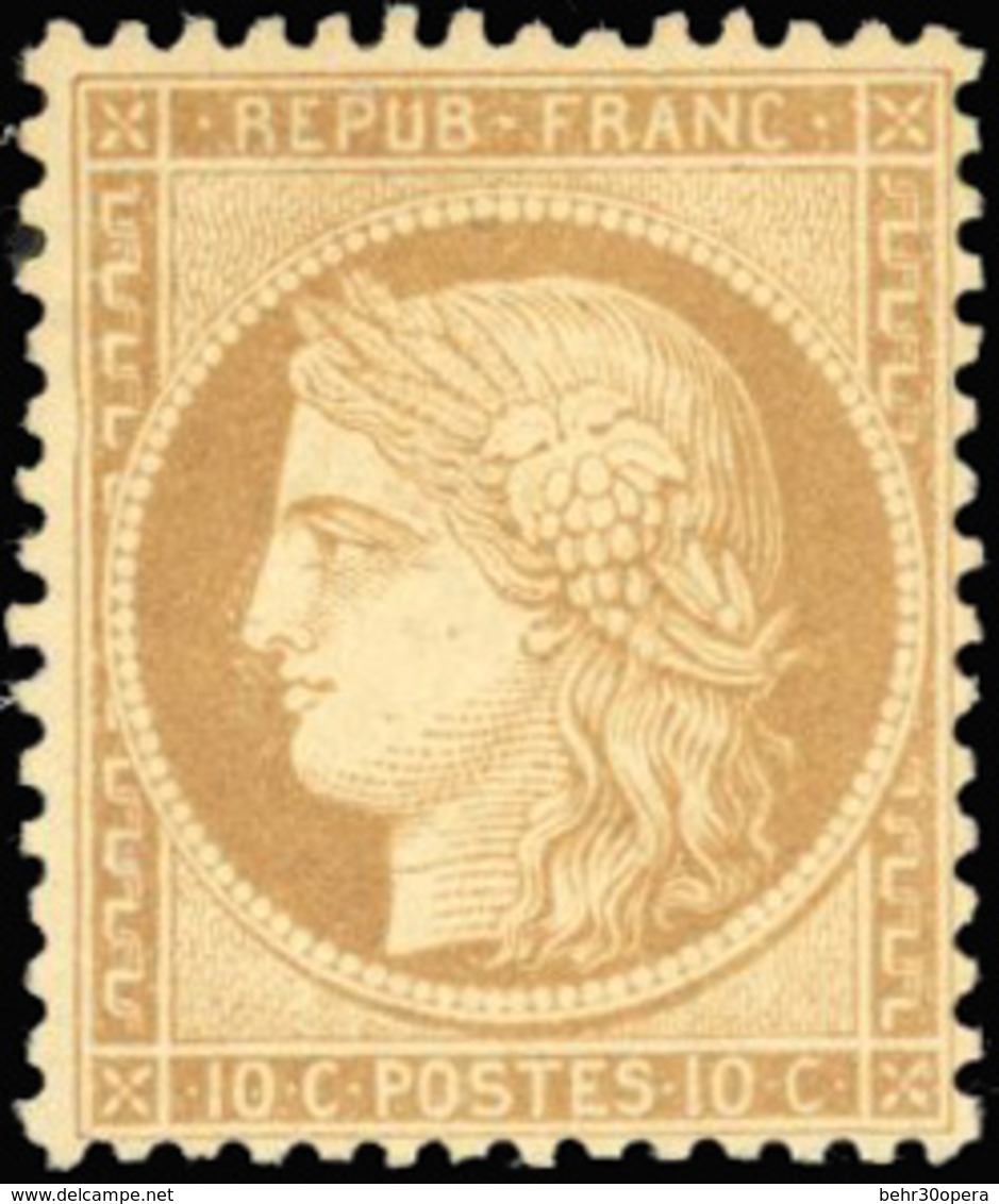 * 10c. Bistre-jaune. TB. - 1870 Belagerung Von Paris