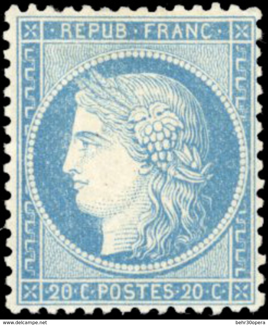 * 20c. Bleu. TB. - 1870 Beleg Van Parijs